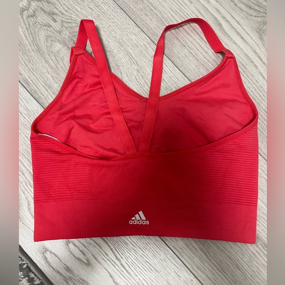 Adidas size small pink sports bra - Picture 2 of 2